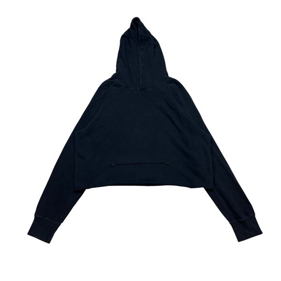 Hiro Clark Oversized Cropped Hoodie Sweatshirt Size XL Loungewear - Picture 1 of 7